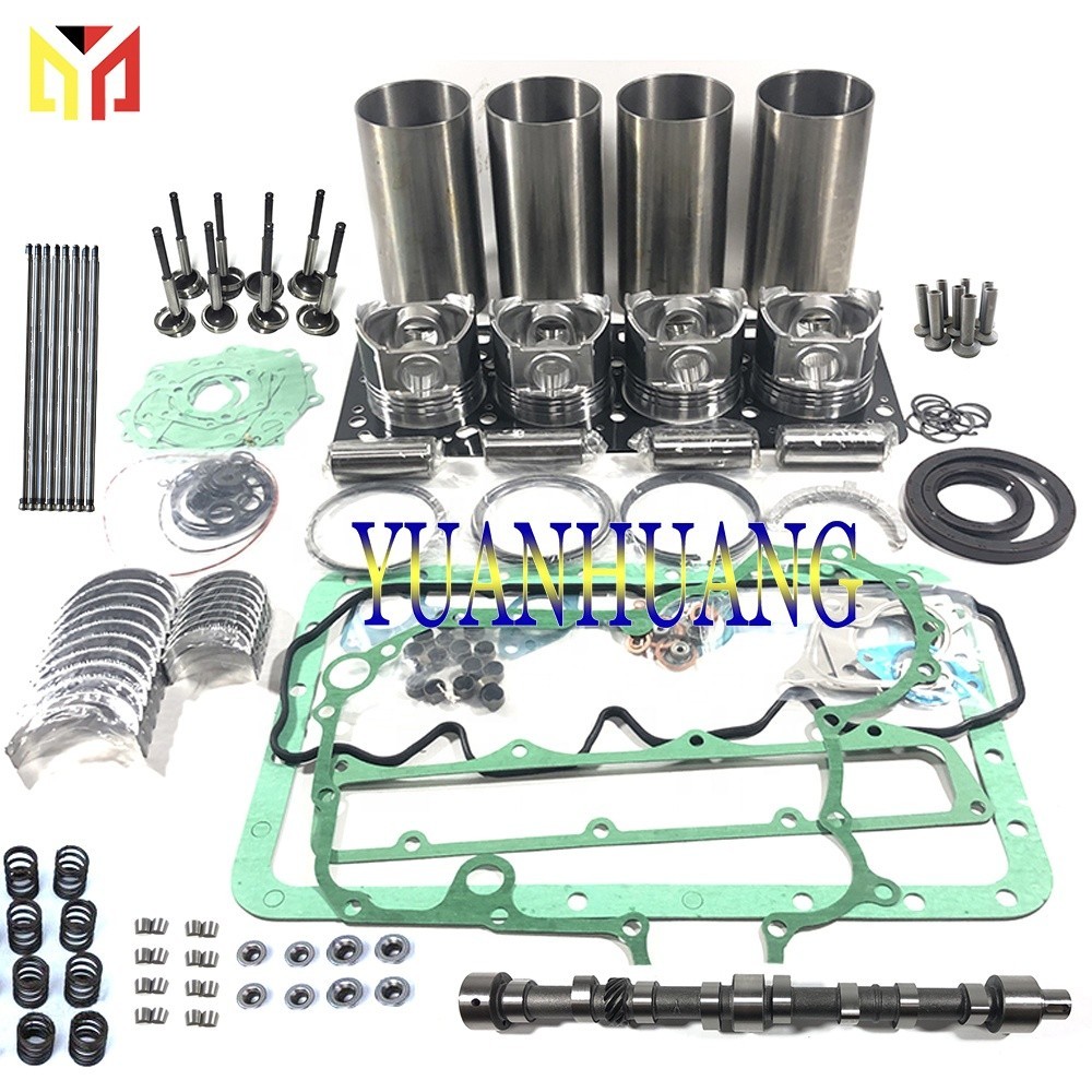 New Model Engine Rebuild Kit with K3M Overhaul Full Gasket Kit Cylinder ...