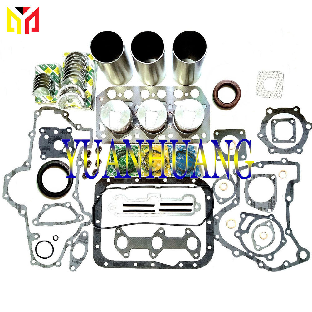 D640 For Kubota Rebuild Overhaul Kit With Bearings Cylinder Liner ...
