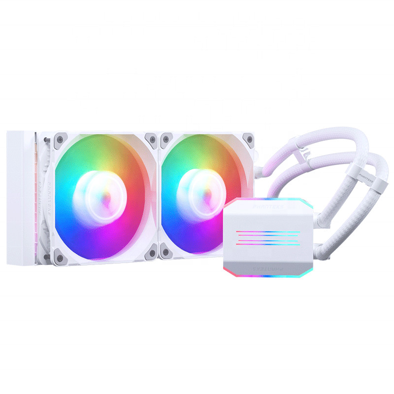 PHANTEKS White Ice M25 240 Water-cooled integrated CPU Water-cooled Kit ...