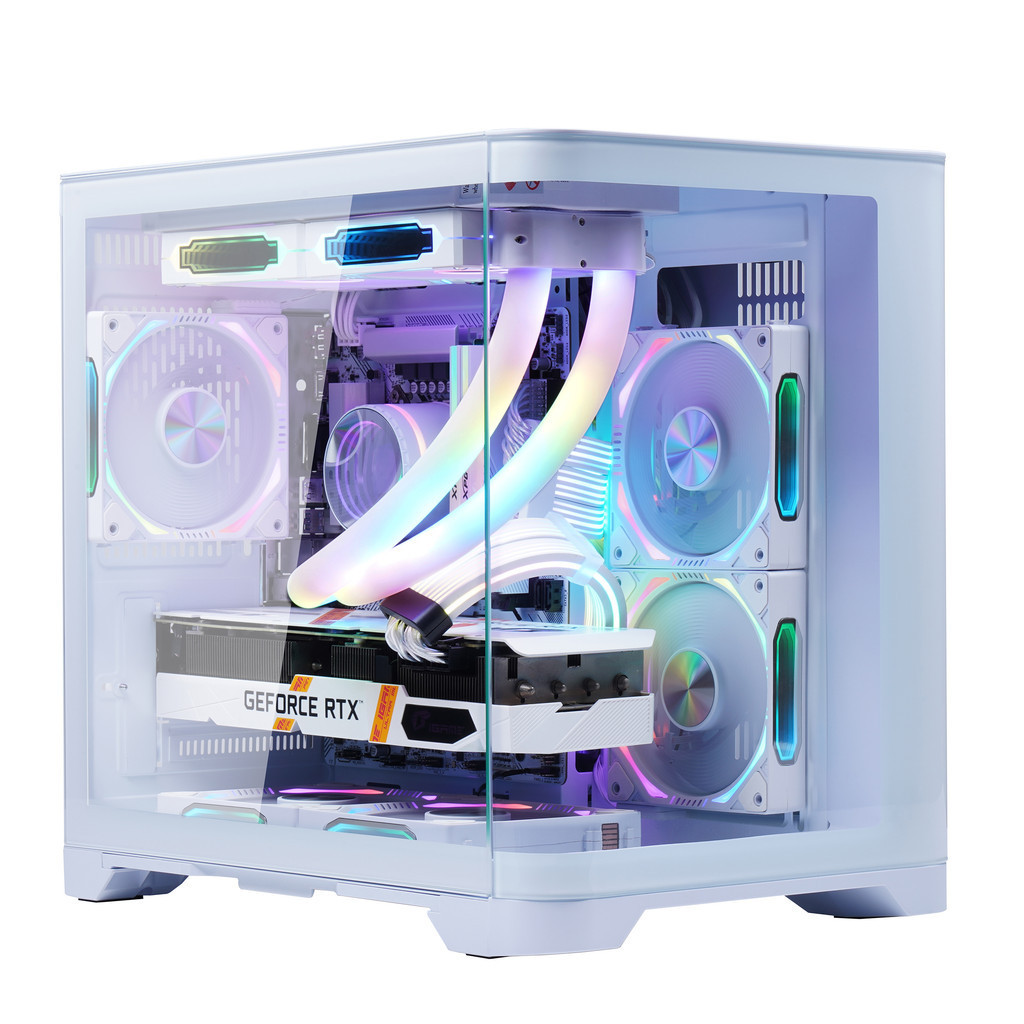 Factory Price New M-Atx Gaming Case Game Desktop Chassis Curved Glass ...