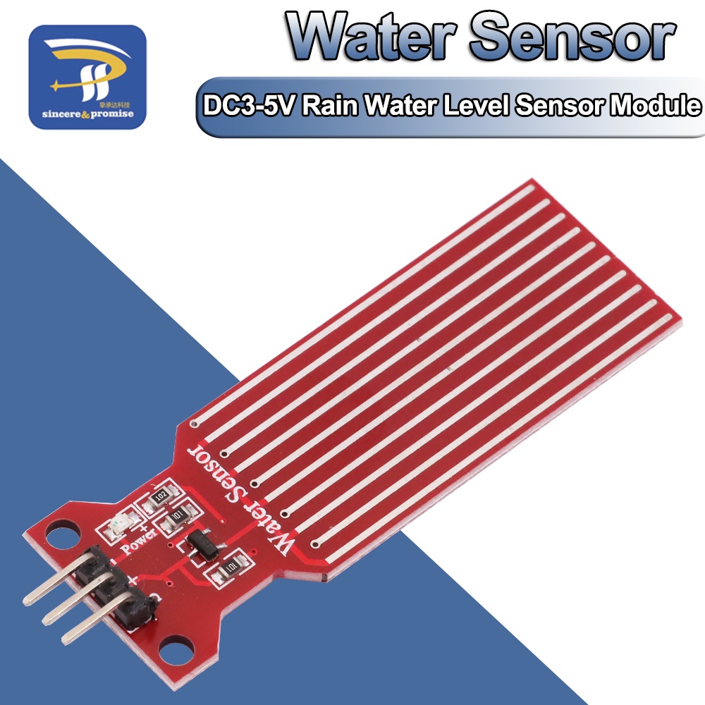 DC 3V-5V Rain Water Level Sensor Module Detection Liquid Surface Depth ...