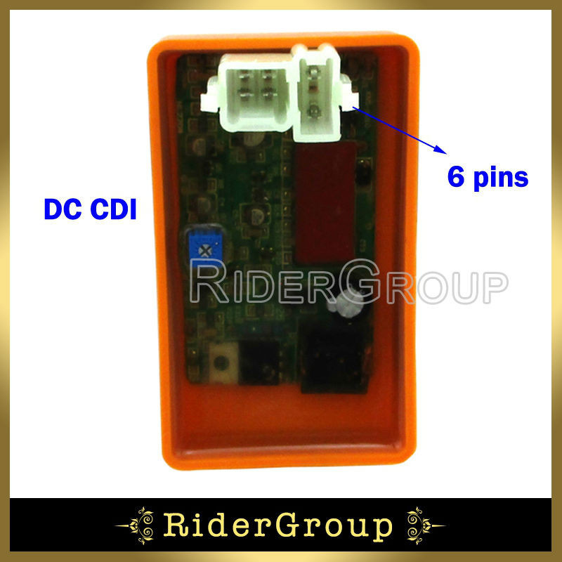 Boîtier CDI 6 Broches DC Pour Moteur CG 125-250cc - ATV, Kart, Scooter