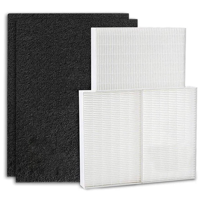 Hpa Hepa Filter Replacement True Hepa Filter With Precut Activated Carbon Pre Filters For Ho