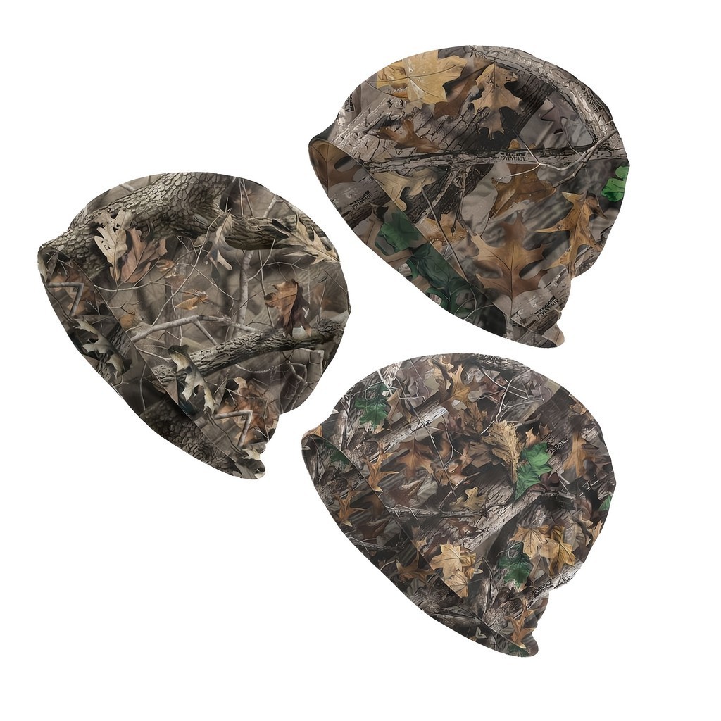 Camo Camouflage Army Outdoor Beanie Hats Real Tree Knit Hat Bonnet ...