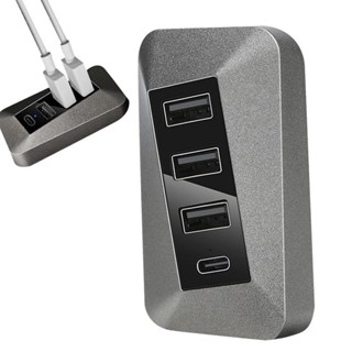 ☄For Tesla Model 3/ Y Glove Box Docking Station 4 USB Shunt Hub Car ...