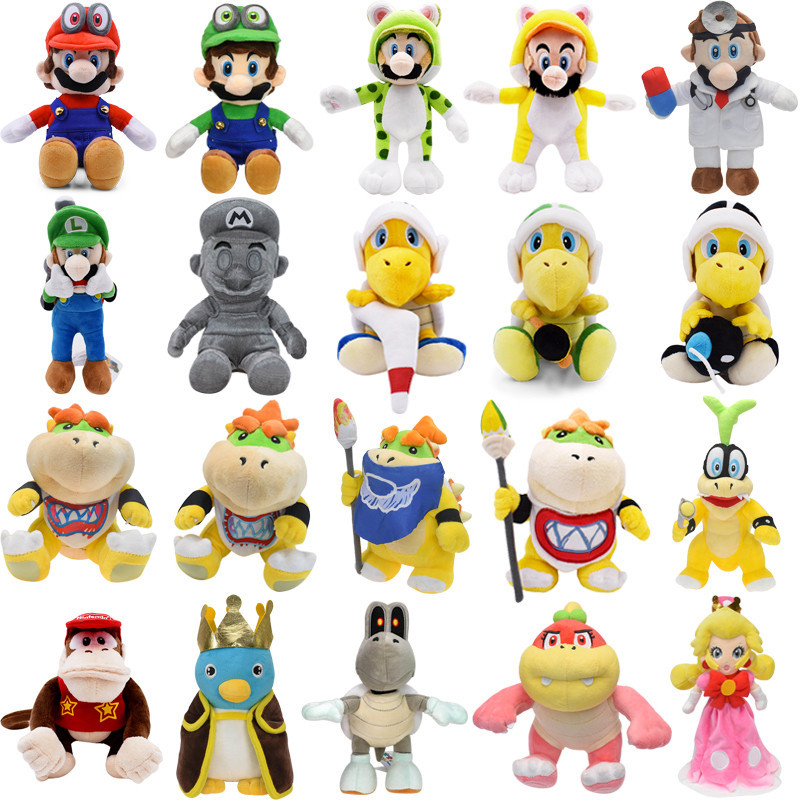 24 Mario Bros Luigi Cappy Hat Bowser Jr. Iggy Koopa Troopa Diddy Kong ...