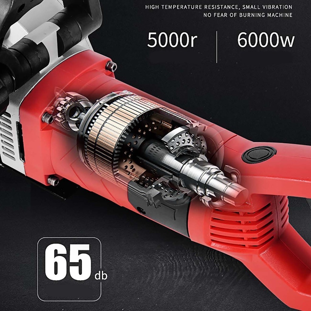 5500W Electric Wall Chaser Wall Slotting Machine Groove Cutting ...