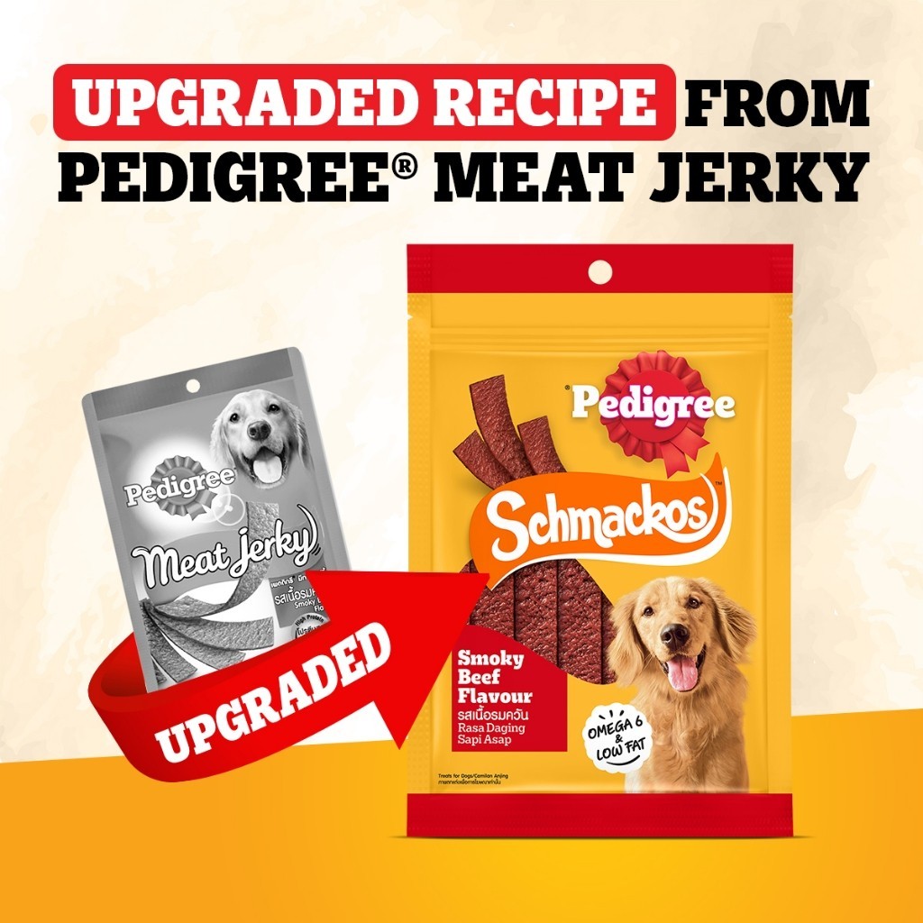 PEDIGREE Schmackos Meat Jerky Dog Treats Roasted Lamb Flavor 70g 6 Pack Shopee Philippines