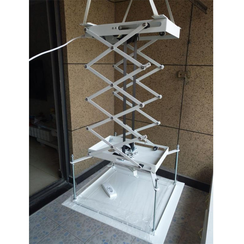 ☊70cm Projector bracket motorized electric lift scissors with Remote ...