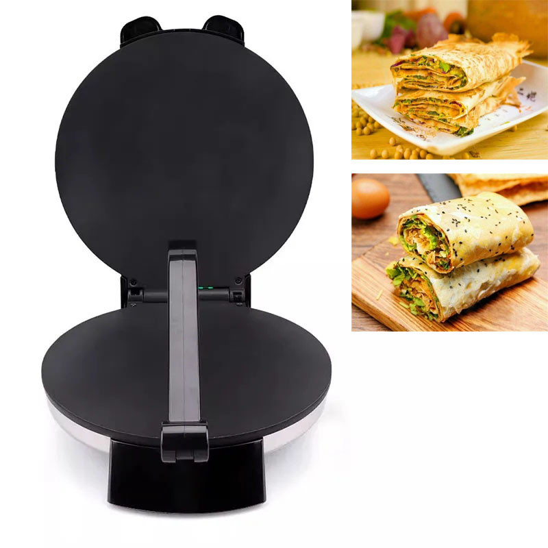 ★CE CB Approved 2000W 10 Inch Non-stick Chapati Tortilla Rotimatic Roti ...