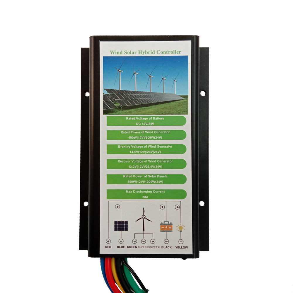 Waterproof Wind Solar Hybrid Controller 800W Wind 1000W Solar 12V/24V ...