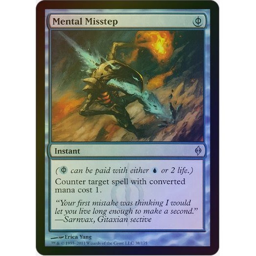 MTG Proxy Card - Mental Misstep (Foil) | New Phyrexia (NPH) | Shopee ...