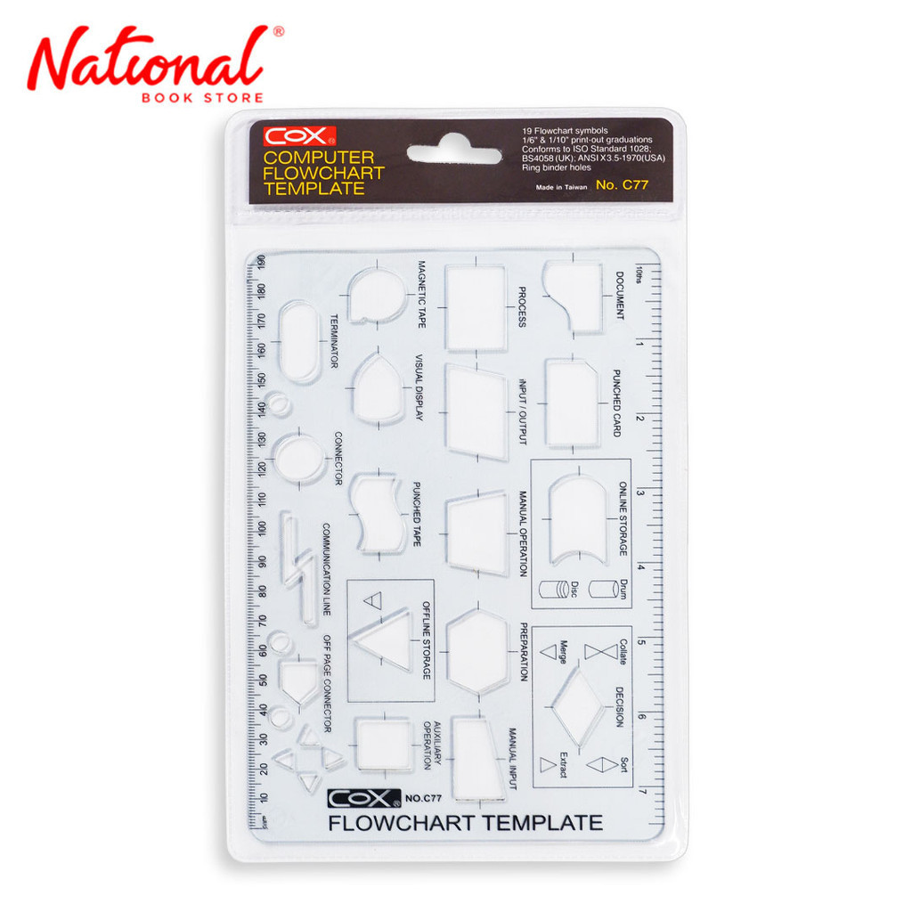 Cox Computer Template C19 Symbols 77 - Drawing & Technical Supplies ...