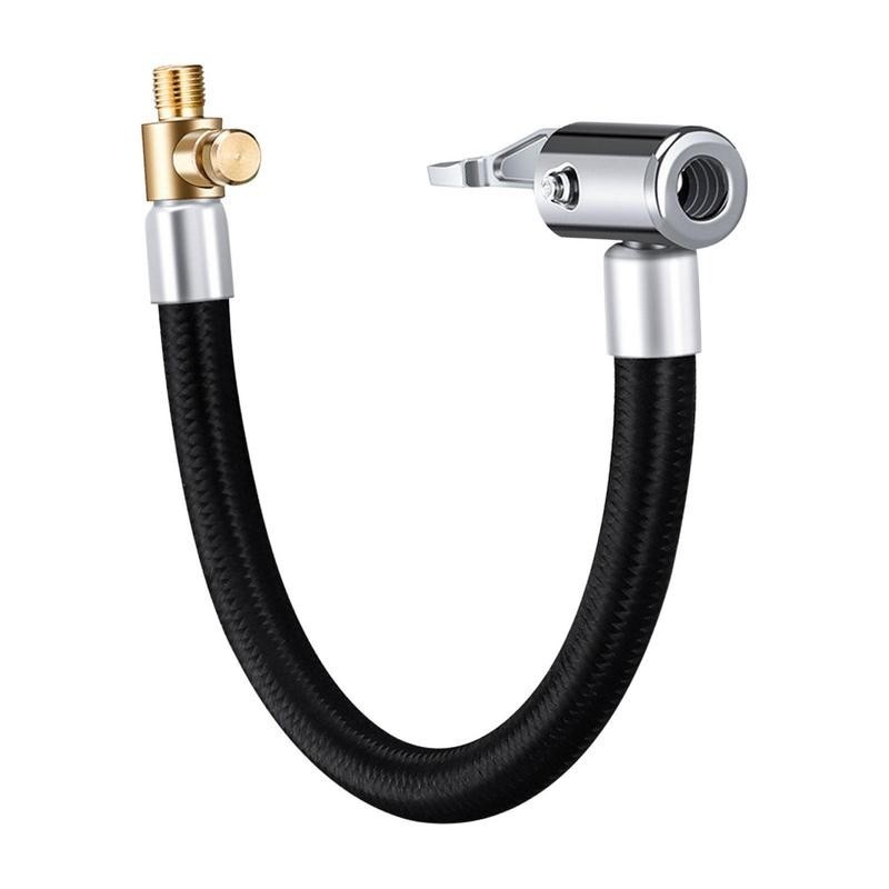 ღAir Compressors Inflators Auto Tire Fast Inflator Self-locking Black ...