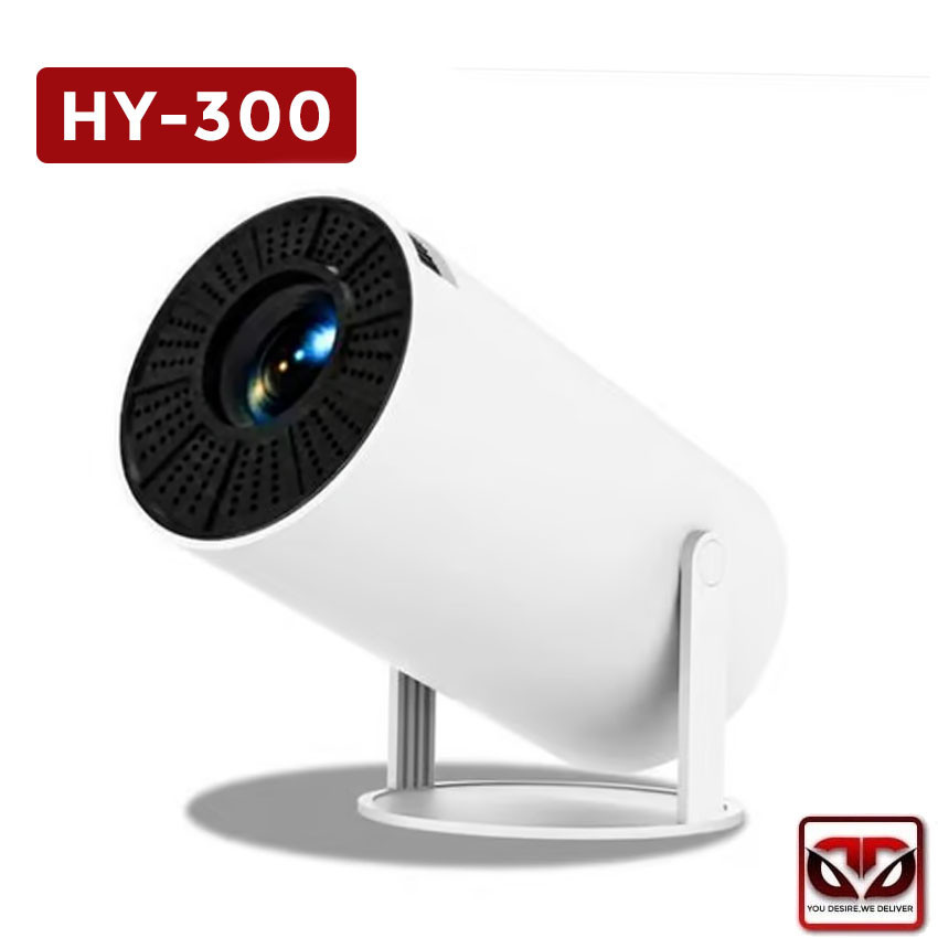 D&D HY300 Mini Projector 1GB RAM 8GB ROM 2.4G/5G Wifi BT4.1 120 Ansi ...