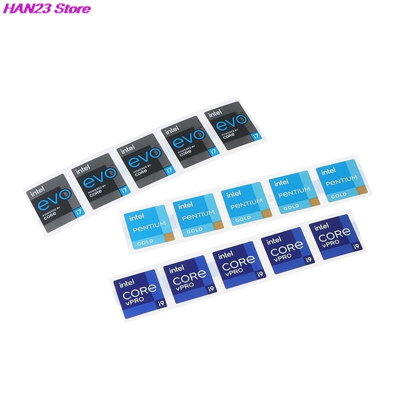 New 5pcs Sticker Original Nine And Ten Generation Cpu 10 I3 I5 I7 I9 ...