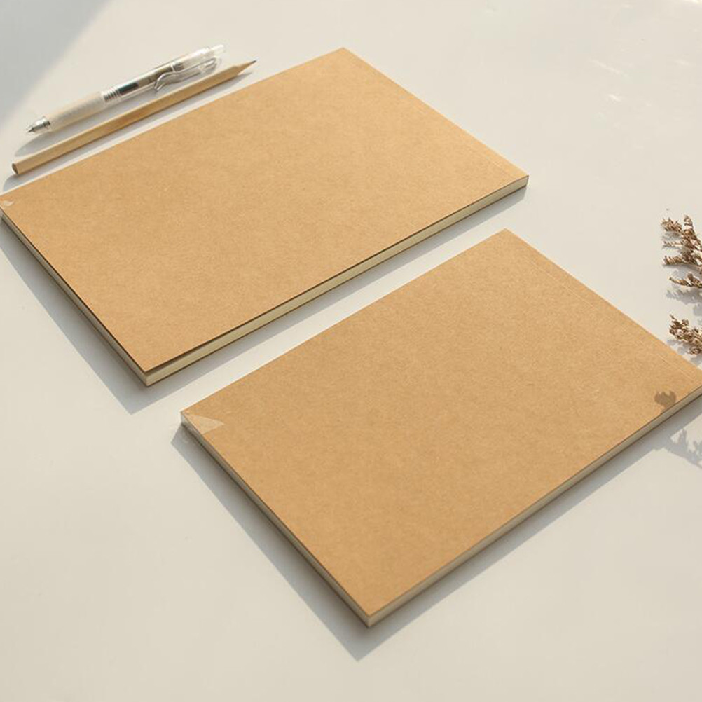 Painting Sketch Books Kraft Journals Drawing Sketchbooks Blank Notebook ...