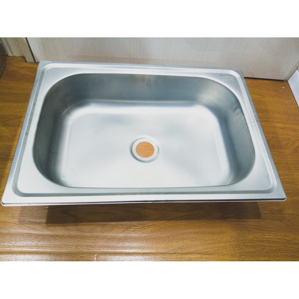 Melika Stainless Kitchen Sink 14x20 16x24 Heavy Duty Lababo With PVC ...