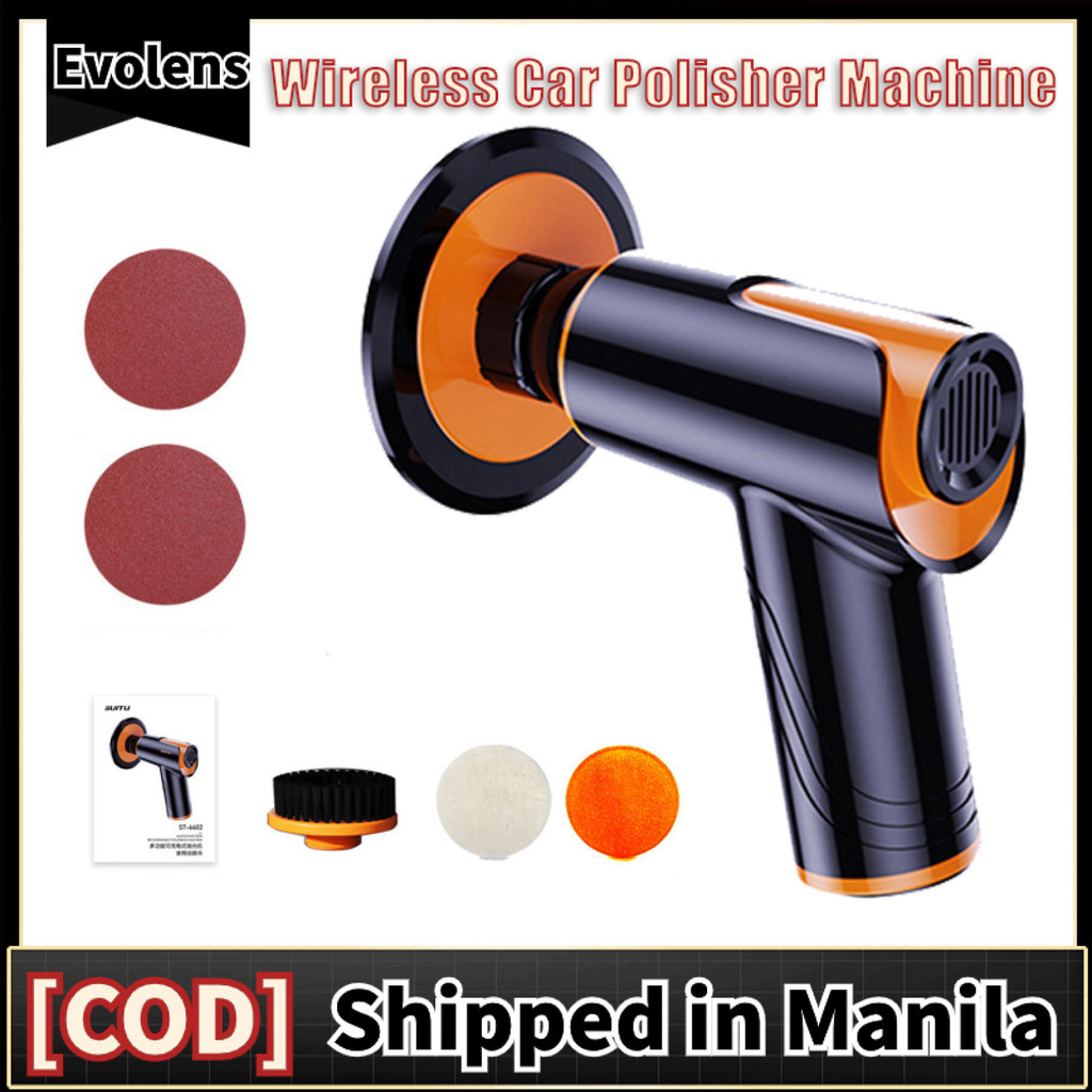 100W Wireless Car Polisher Machine Portable Vehicle-mounted Small ...