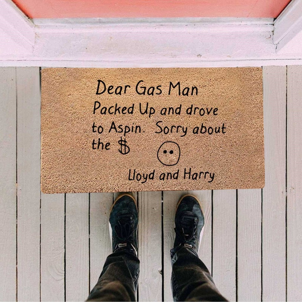 ☌Funny Words Doormat Entryway Front Porch Rugs，60 * 40CM Anti Bottom ...