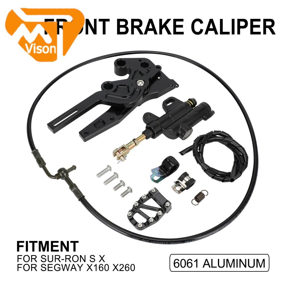 ☫Front Brake Caliper Pedal Set Motorcycle Brake Hose Lever For Surron