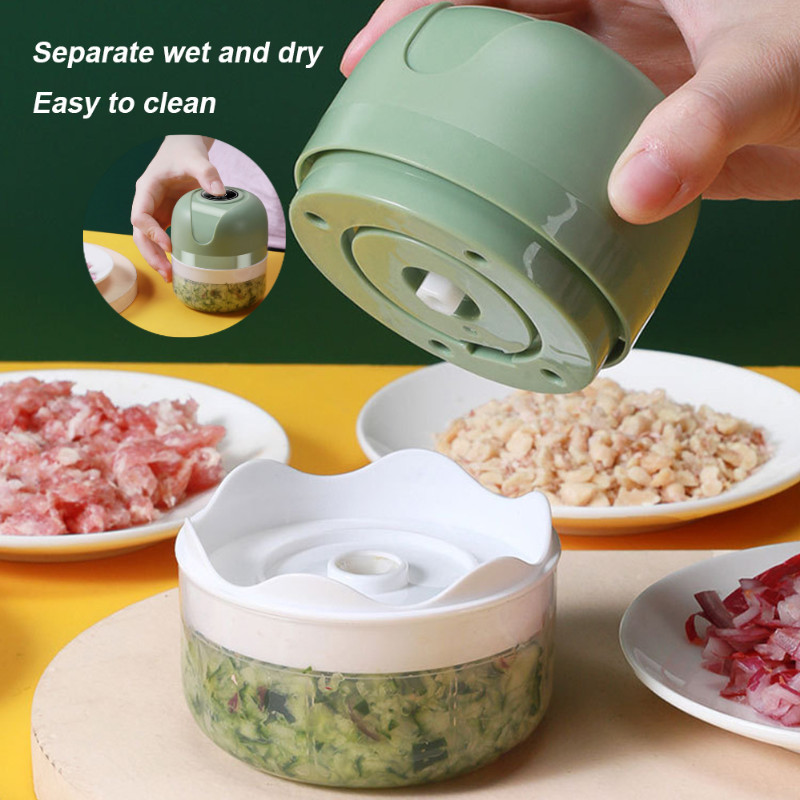 ♠100ML Food Processor 23W Blender Kitchen Powerful Electric Meat Garlic