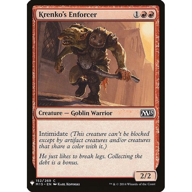 Krenko's Enforcer - Magic The Gathering (MTG) | Shopee Philippines