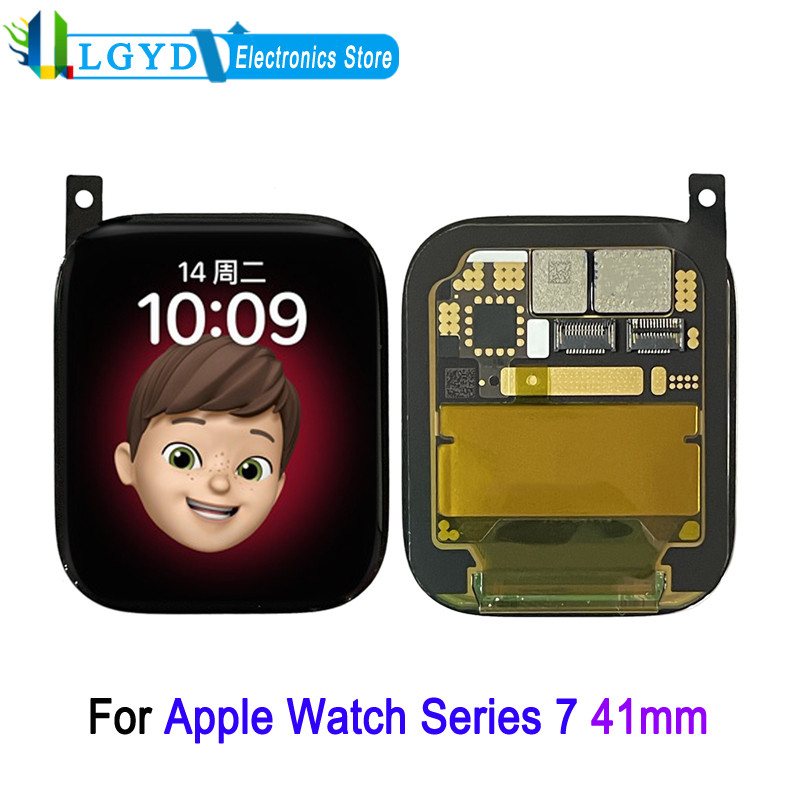 ♚LTPO OLED LCD Screen For Apple Watch Series 7 41mm Smartwatch Display ...
