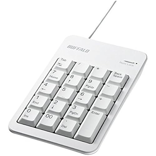 Buffalo Wired ten keyboard With Tab key white BSTK100WH | Shopee ...