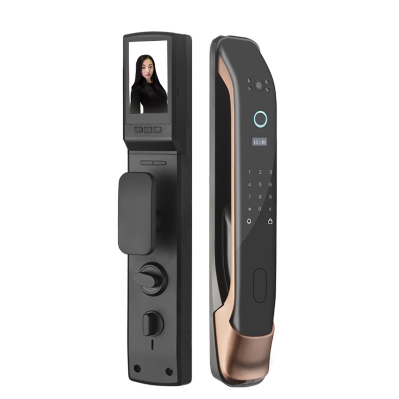 ۩EGFirtor Wifi Smart Camera Door Lock APP Remotely Keyless Entry Keypad ...