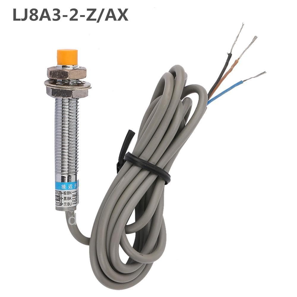 DC6-36V 3Wire NC NPN DC 300mA Detection Distance 2mm M8 Proximity ...