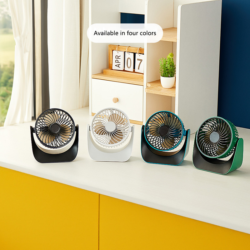 유Mini Portable Silent Fan USB Desk Fan Table Strong Airflow &Quiet ...