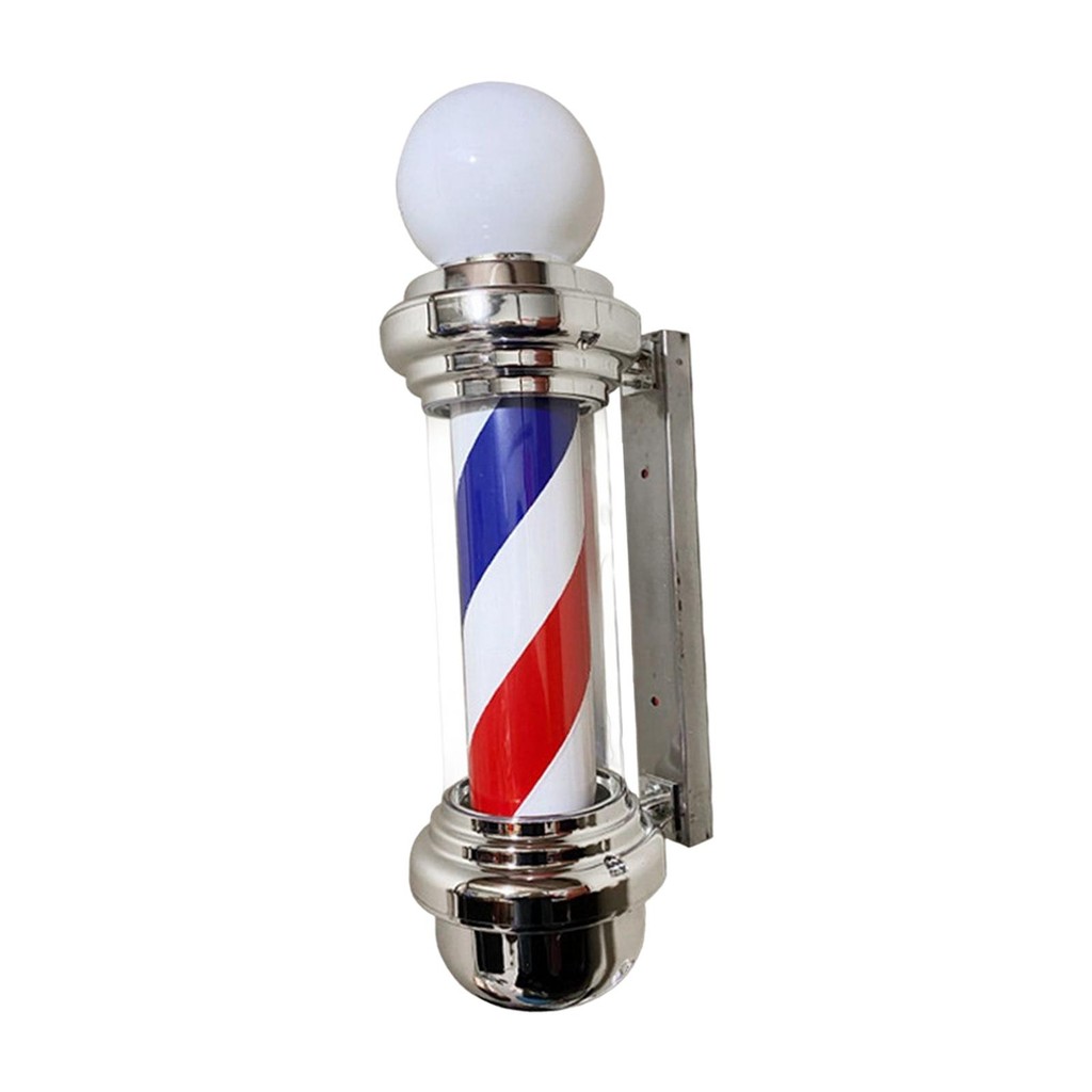 Barber Pole LED-Lampe Mit Rotation – Wasserdichter Barbierstab Für Friseursalon (EU-Stecker)