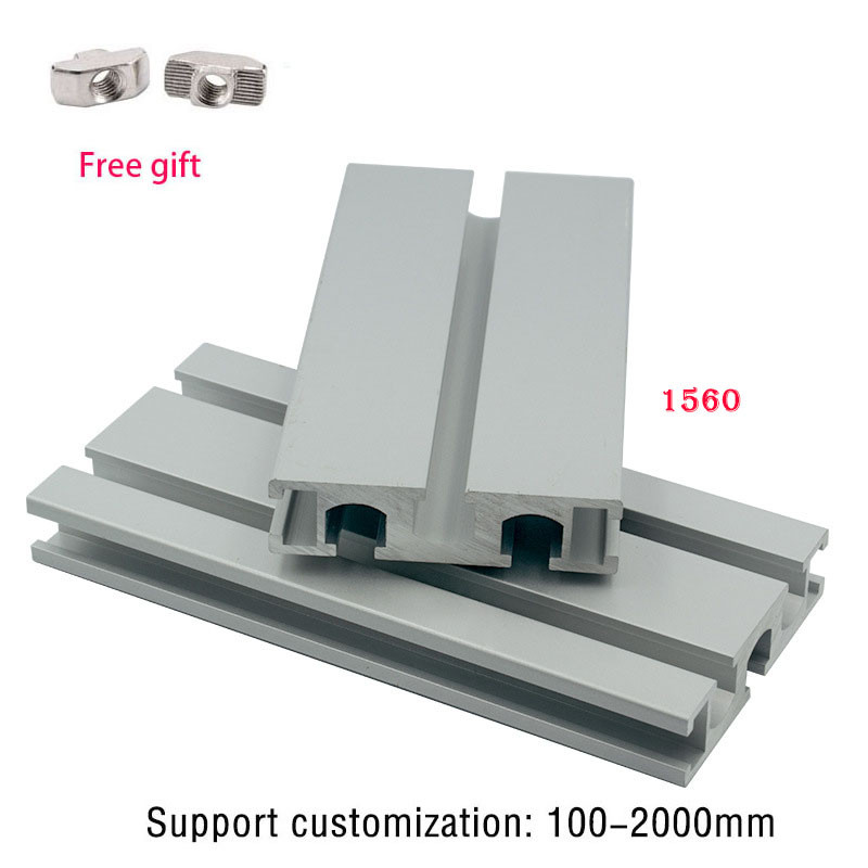 1pcs 1560 300mm 500mm Aluminum Profile Extrusion Frame for CNC Silver ...