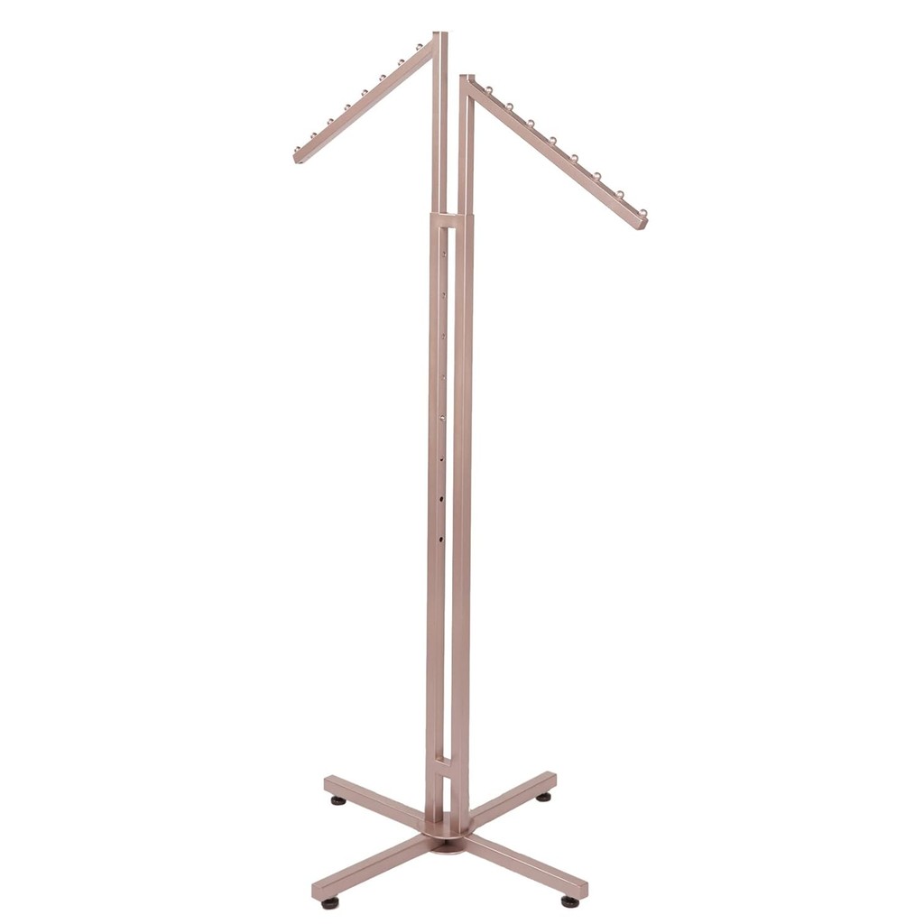 웃Rose Gold 2-Way Clothing Rack with Slanted Arms G | Shopee Philippines