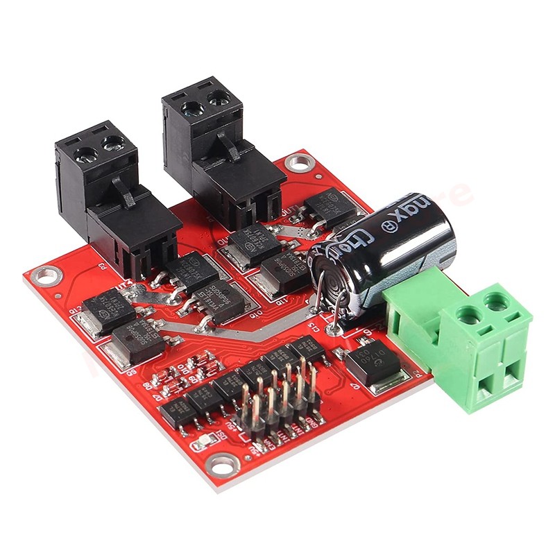 ★L298 DC Motor Driver Module 160W 7A 12V 24V Dual H Bridge Motor Speed ...