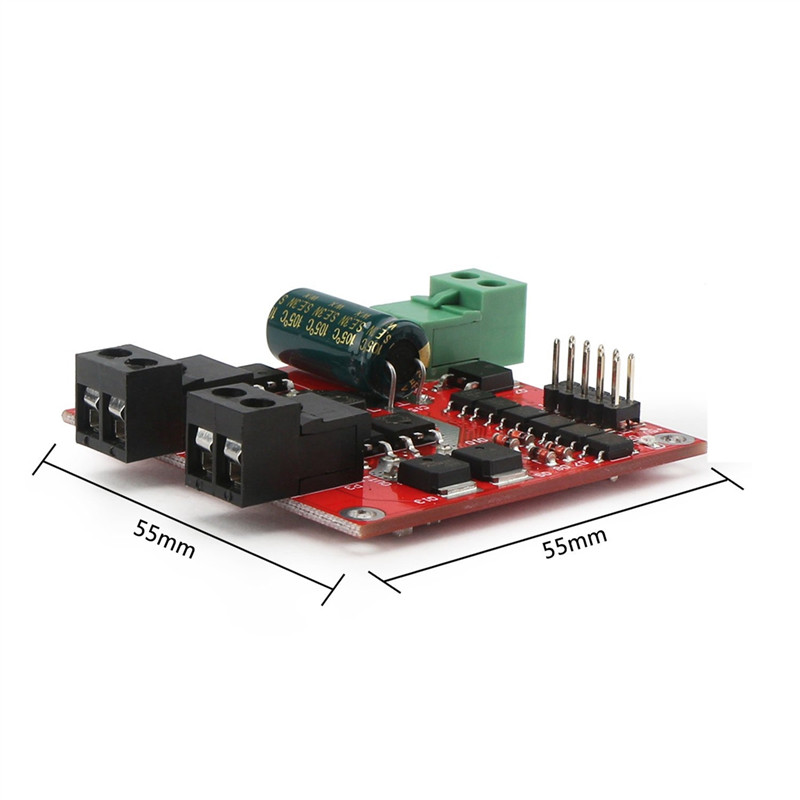 ♥7A 160W Motor Drive Module 12V 24V Dual Channel DC Motor Driver Module ...