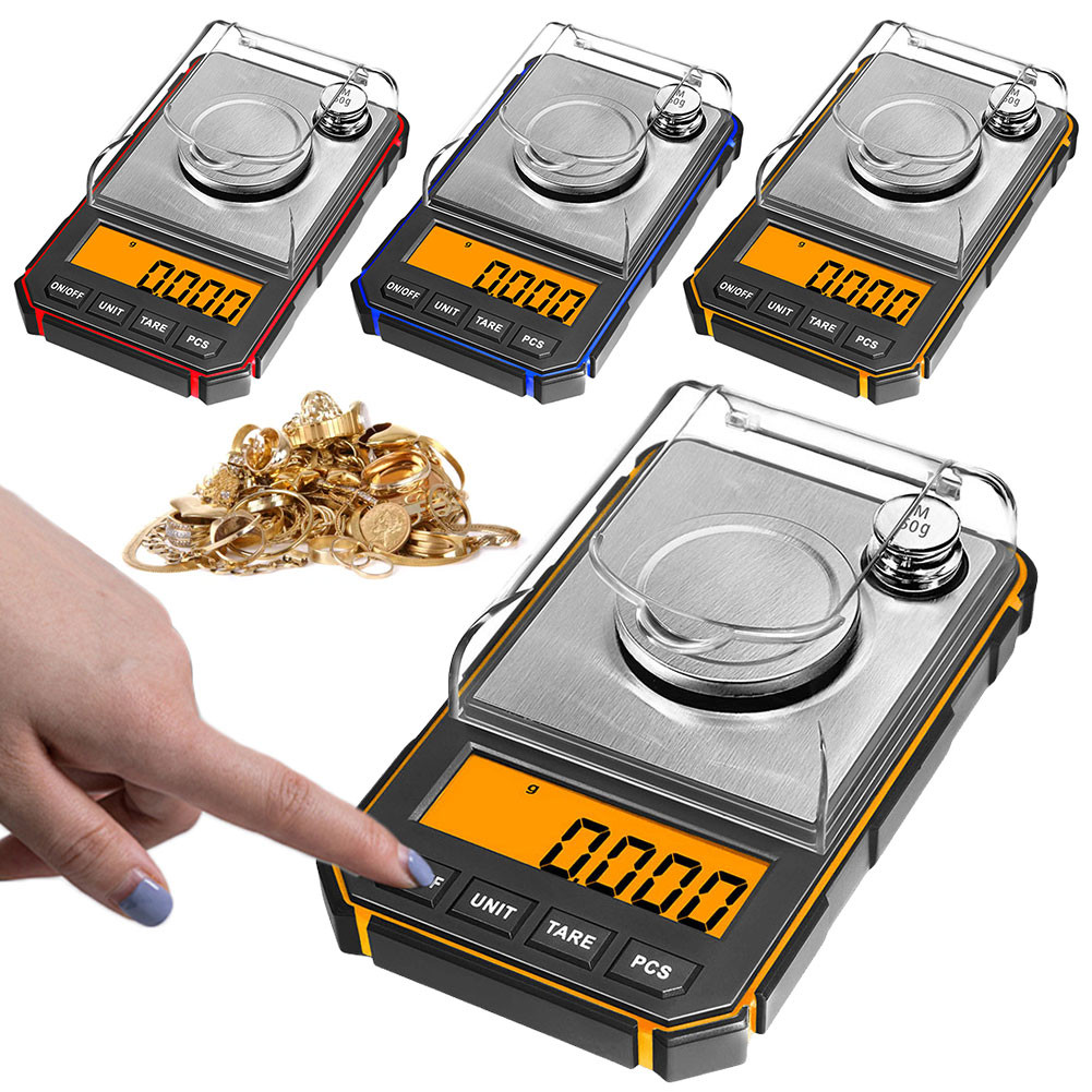 0.001g/50g Lab Precision Scale Stainless Steel Electronic Scale Digital ...