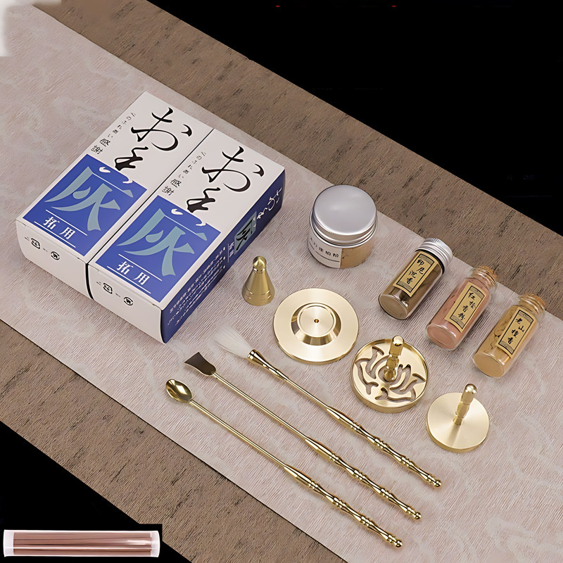 Copper Incense Road Set Incense Seal Sandalwood Agarwood Powder Editing ...