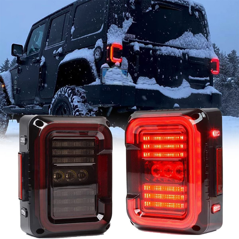 ~USA EU Version Car LED Tail Light Brake Reverse Turn Signal Lamp Led ...