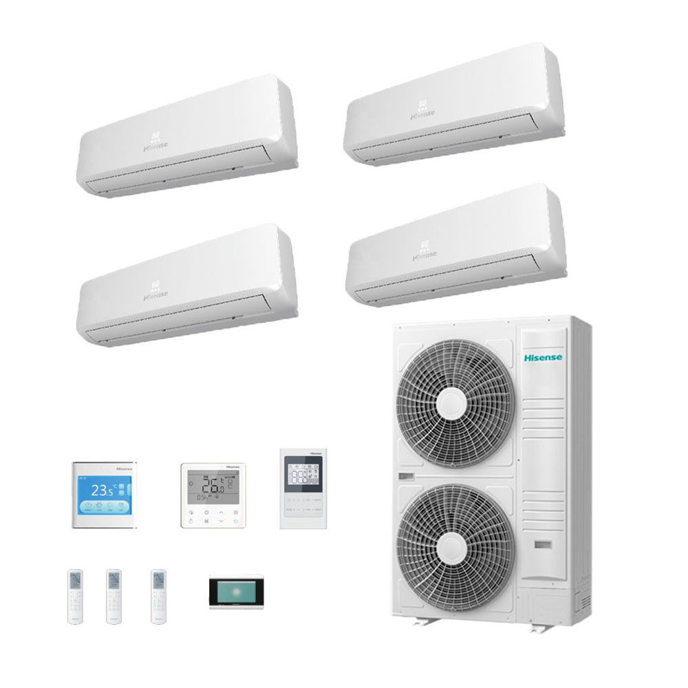Flexible Air Supply and Return Hisense R410A 24000 Btu Multi Zone Split ...