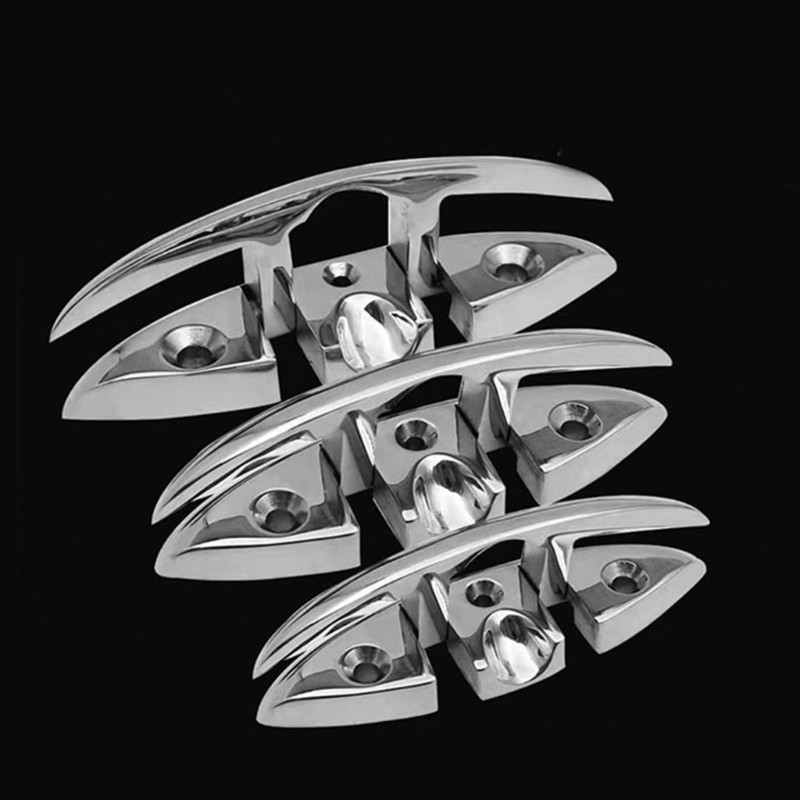 ☮5/6/8inch Stainless Steel 316 Boat Flip Up Folding Pull Up Cleat Dock