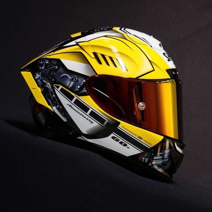 SHOEI X14 YAMA HA R1M Full Face Motorcycle Helmet Black Helmet for ...