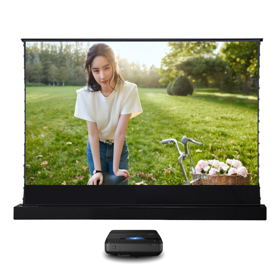 ☸Mivision 169 Motorized Floor Rising Projection Screen For 4K Ultra