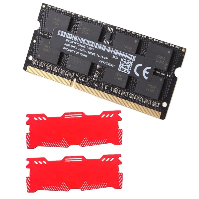 ☁For MT 8GB DDR3 Laptop Ram Memory+Cooling Vest 1600Mhz PC3-12800 204 ...