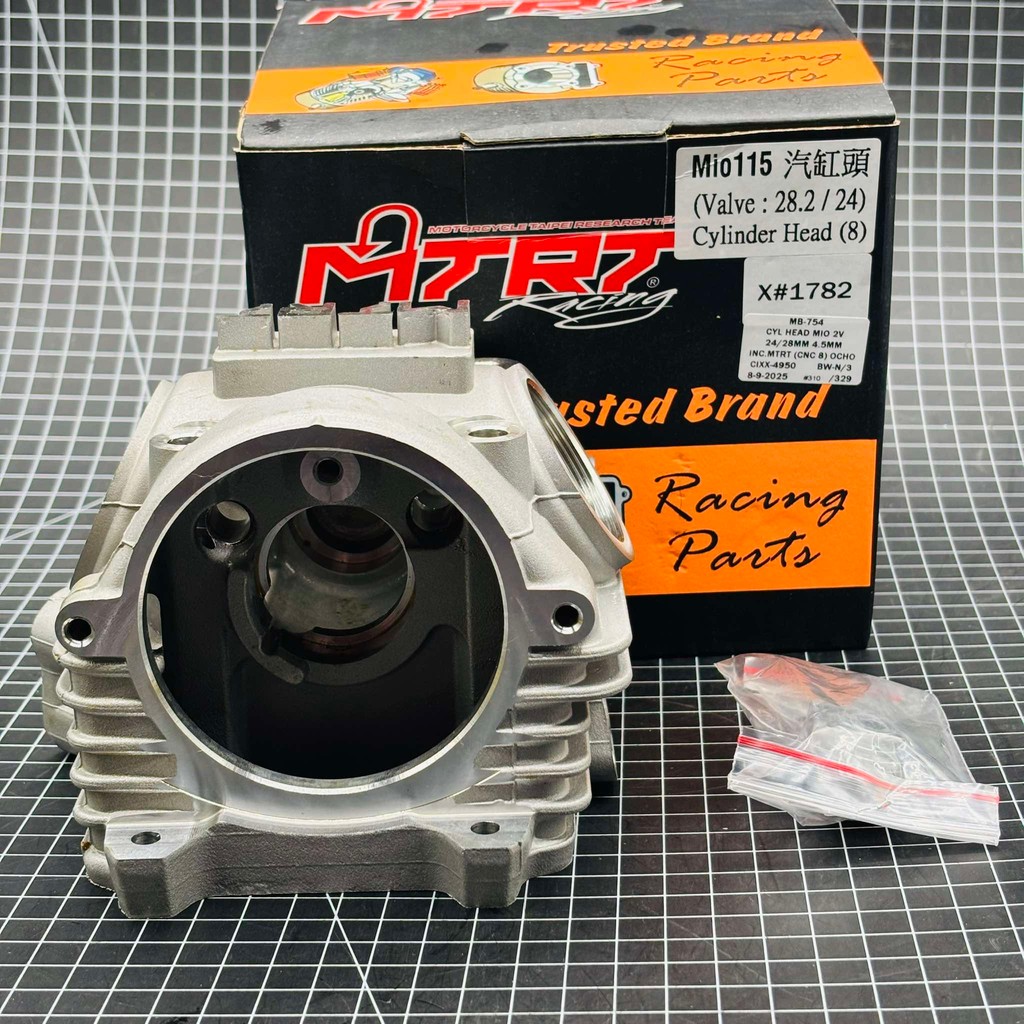 MTRT CYLINDER HEAD MIO 2V 28.2/24 4.5MM/ 31.5/26mm /30.5/25mm | Shopee ...