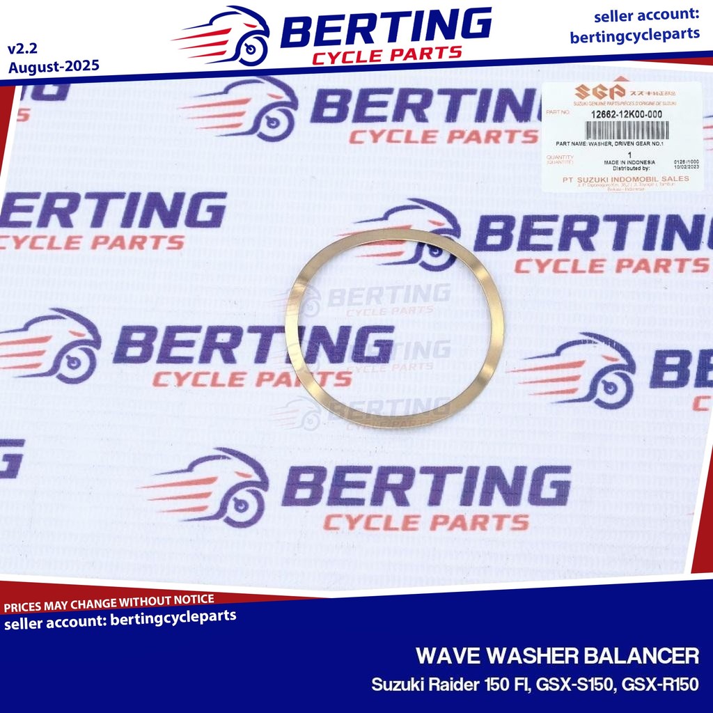 SGP WAVE WASHER BALANCER Suzuki Raider 150 FI, GSX-S150, GSX-R150 ...