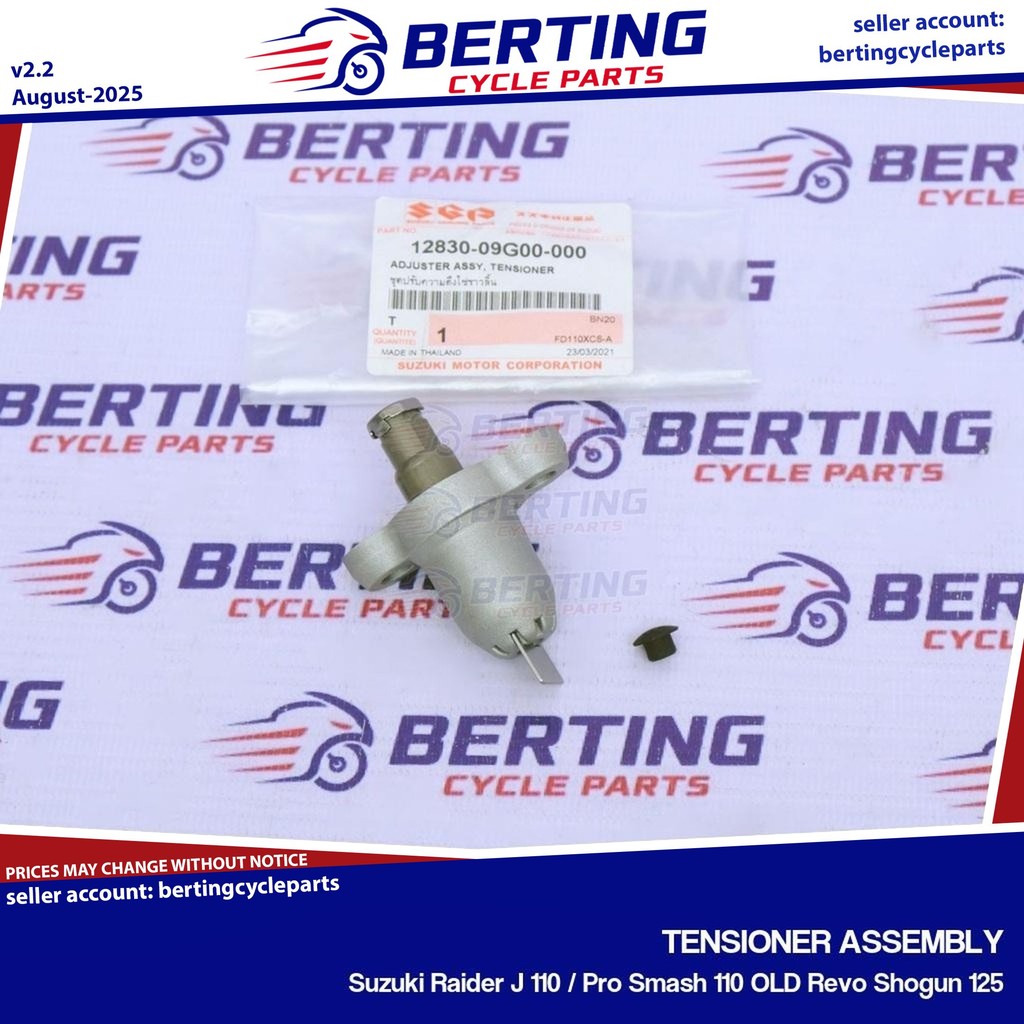 SGP TENSIONER ASSEMBLY Suzuki Raider J 110 / Pro Smash 110 OLD Revo ...