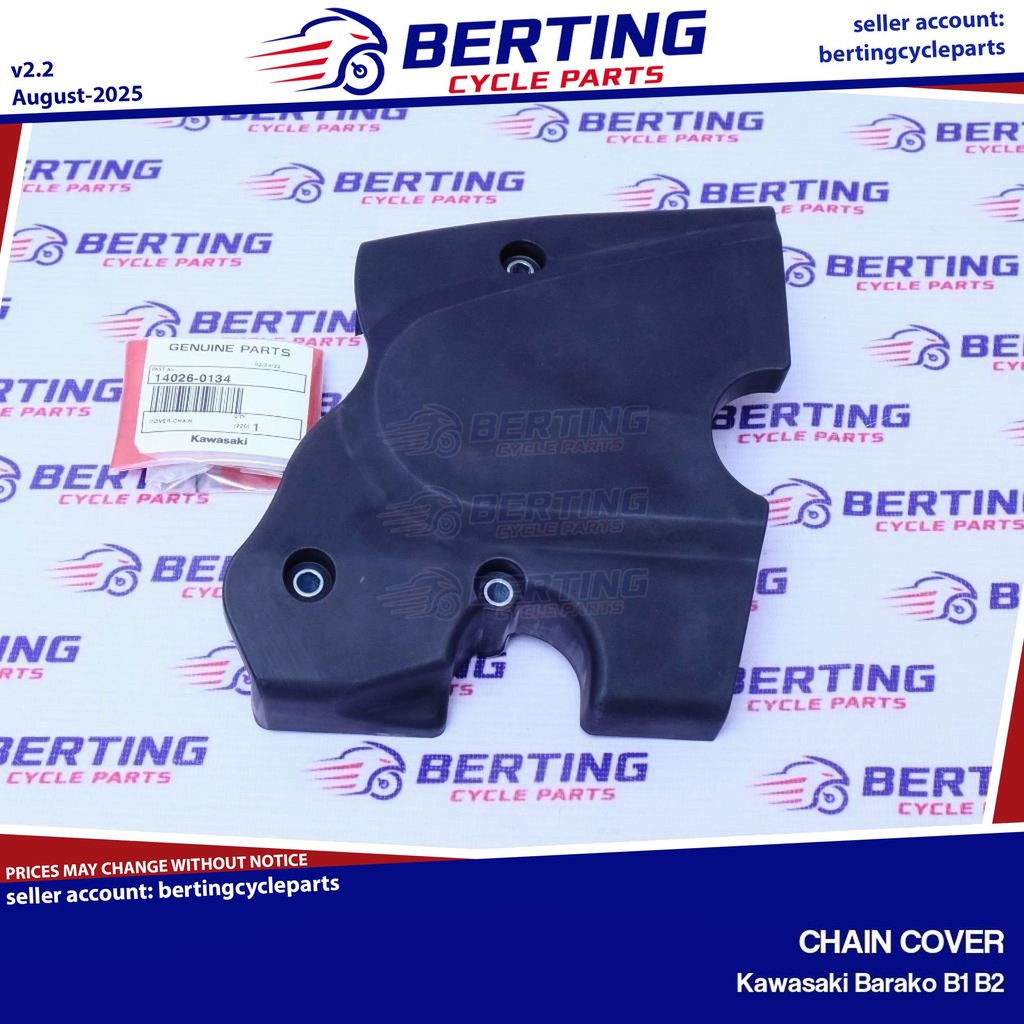 CHAIN COVER Kawasaki Barako B1 B2 Genuine 14026-0134 | Shopee Philippines
