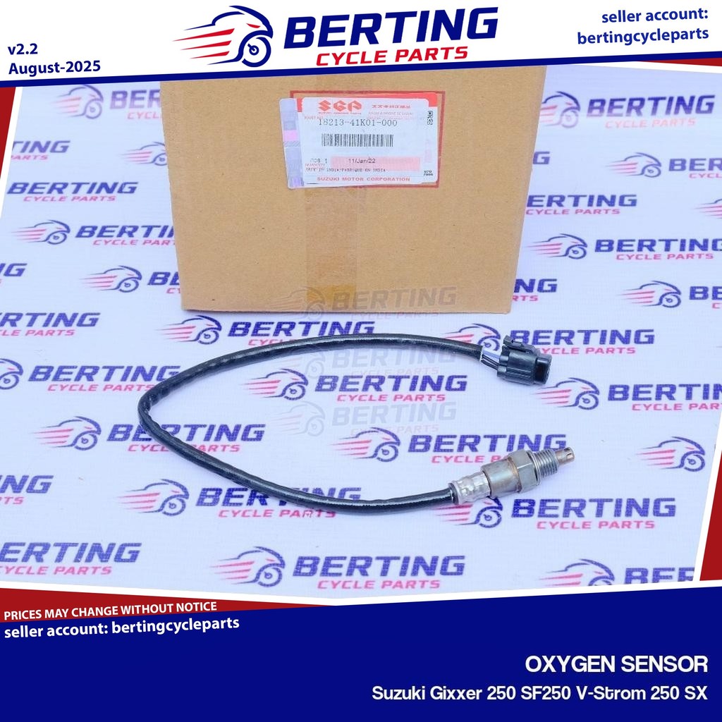 SGP OXYGEN SENSOR Suzuki Gixxer 250 SF250 V-Strom 250 SX Genuine 18213 ...